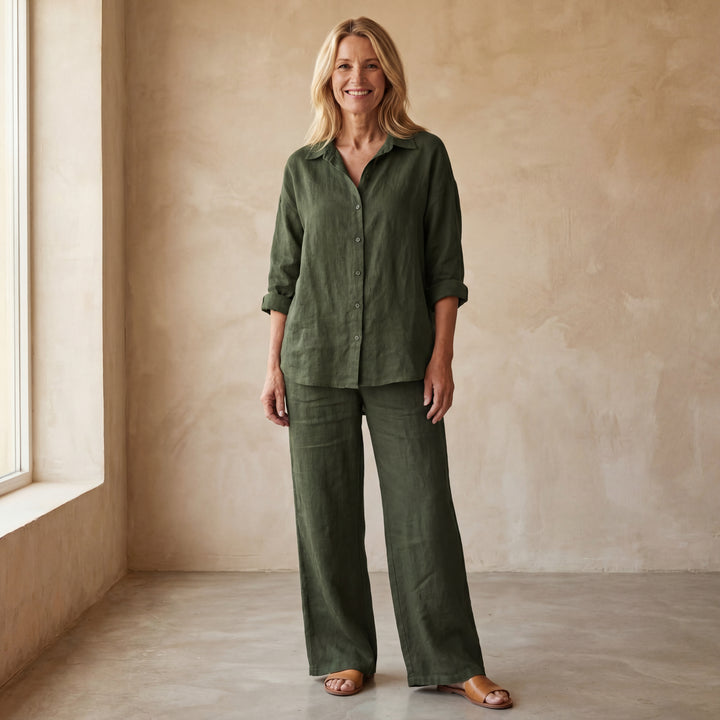 MARIA - CASUAL COTTON AND LINEN SET
