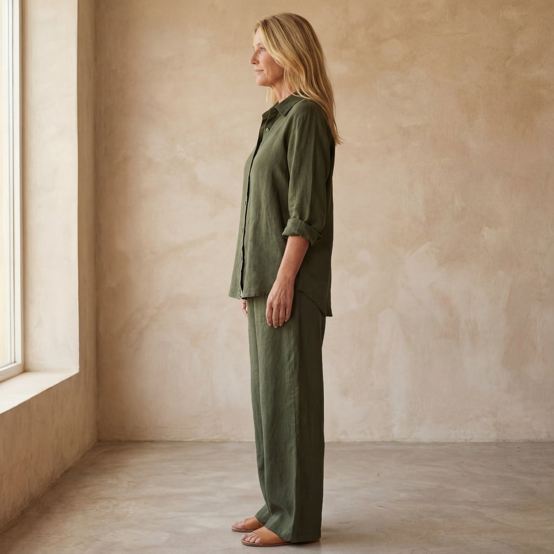 MARIA - CASUAL COTTON AND LINEN SET