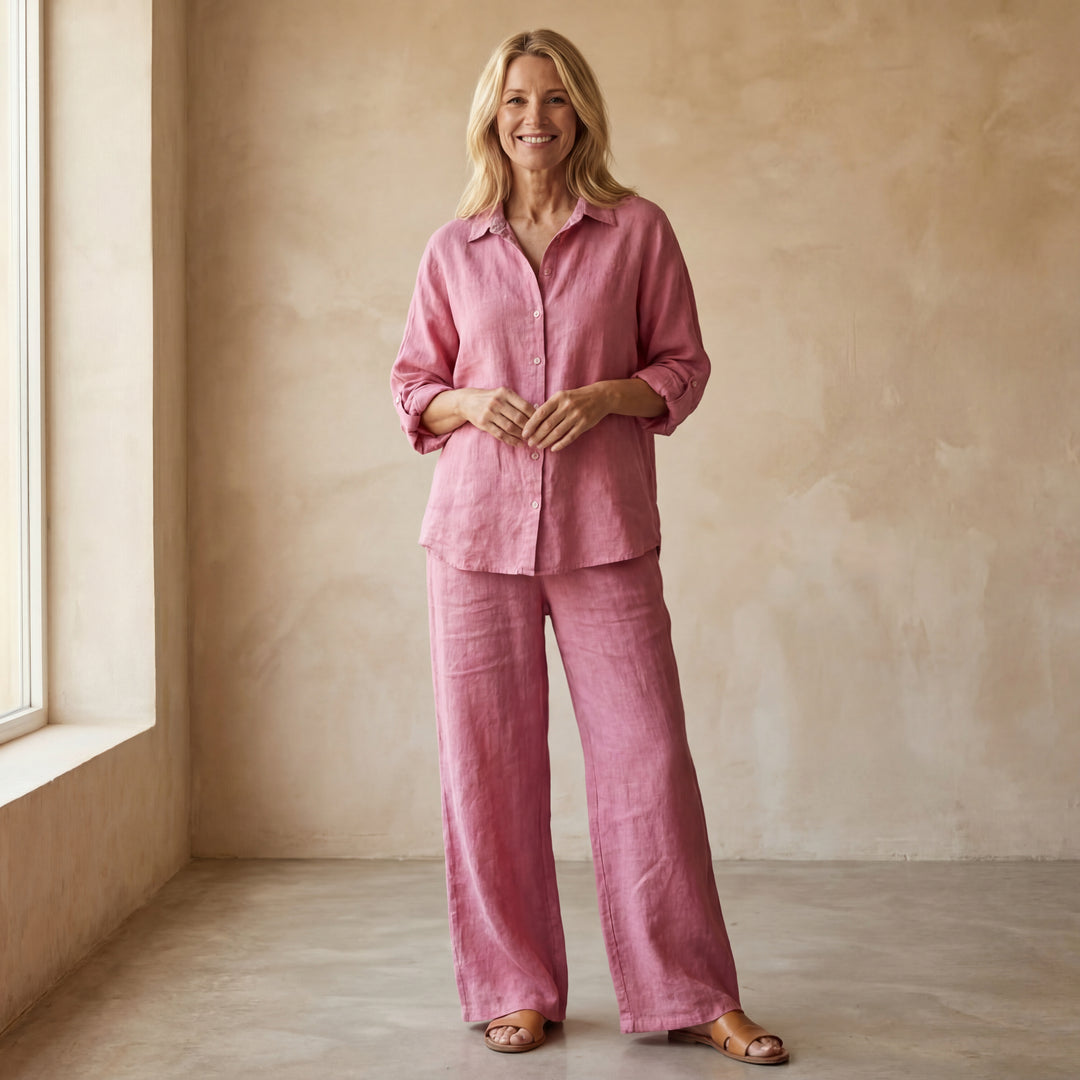 MARIA - CASUAL COTTON AND LINEN SET
