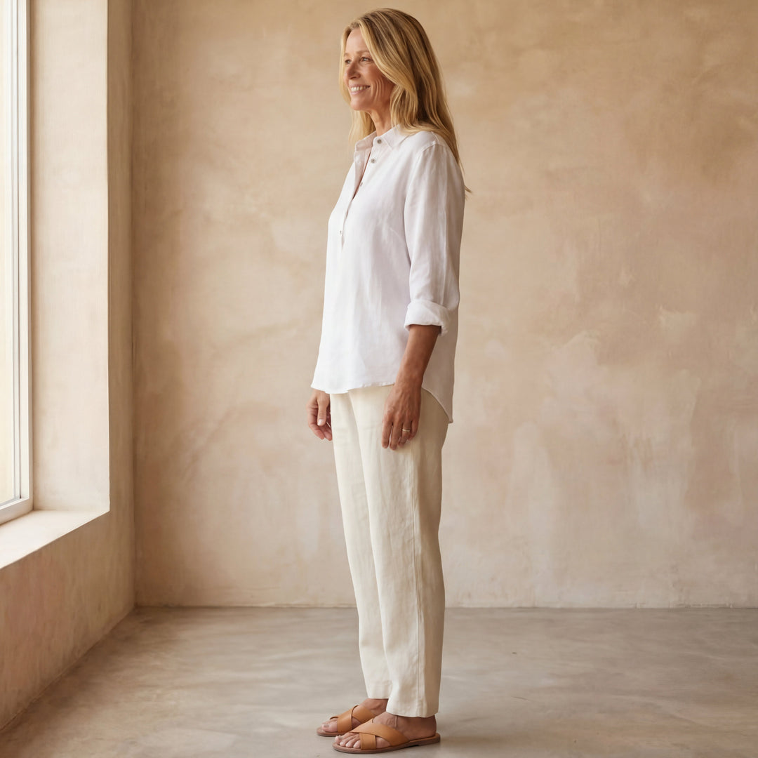 BEREVA - ELEGANT LINEN SHIRT