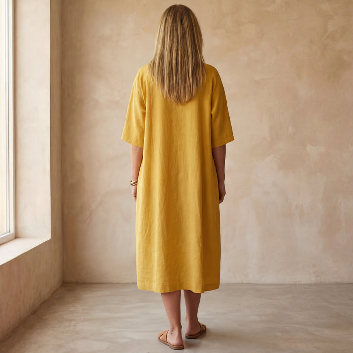 ALMERIA - STYLISH COTTON DRESS