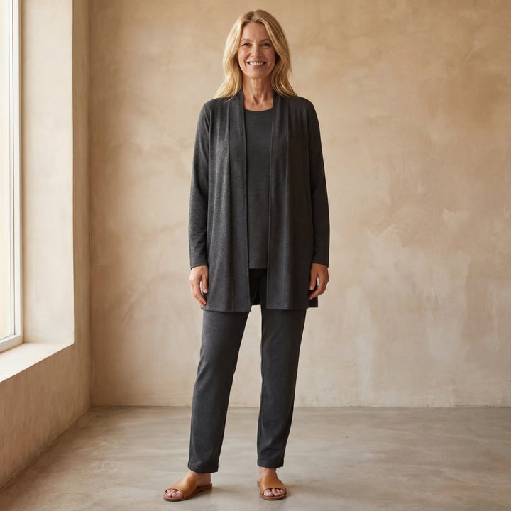 ROSINA - Cardigan, Top & Trouser Set