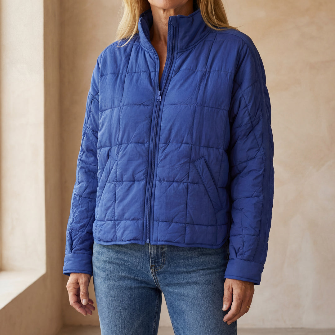 APARILA - Lightweight Compact Zip Puffer Jacket