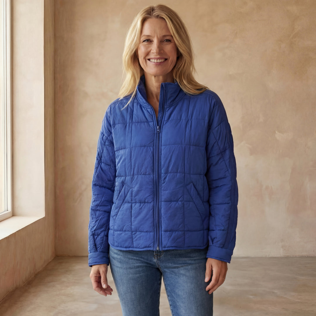 APARILA - Lightweight Compact Zip Puffer Jacket