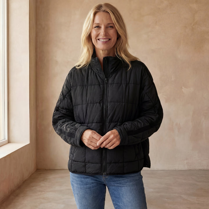 APARILA - Lightweight Compact Zip Puffer Jacket