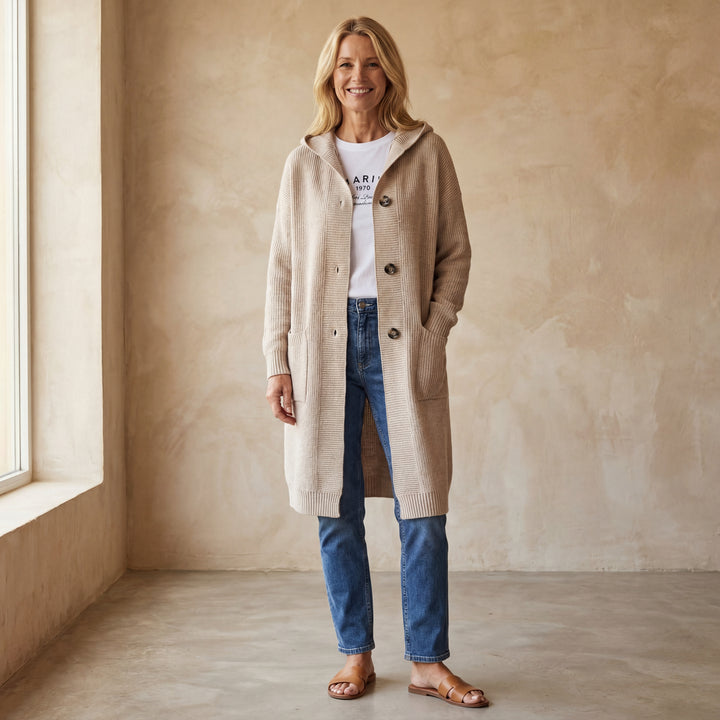 ASARA - Elegant Knit Cardigan