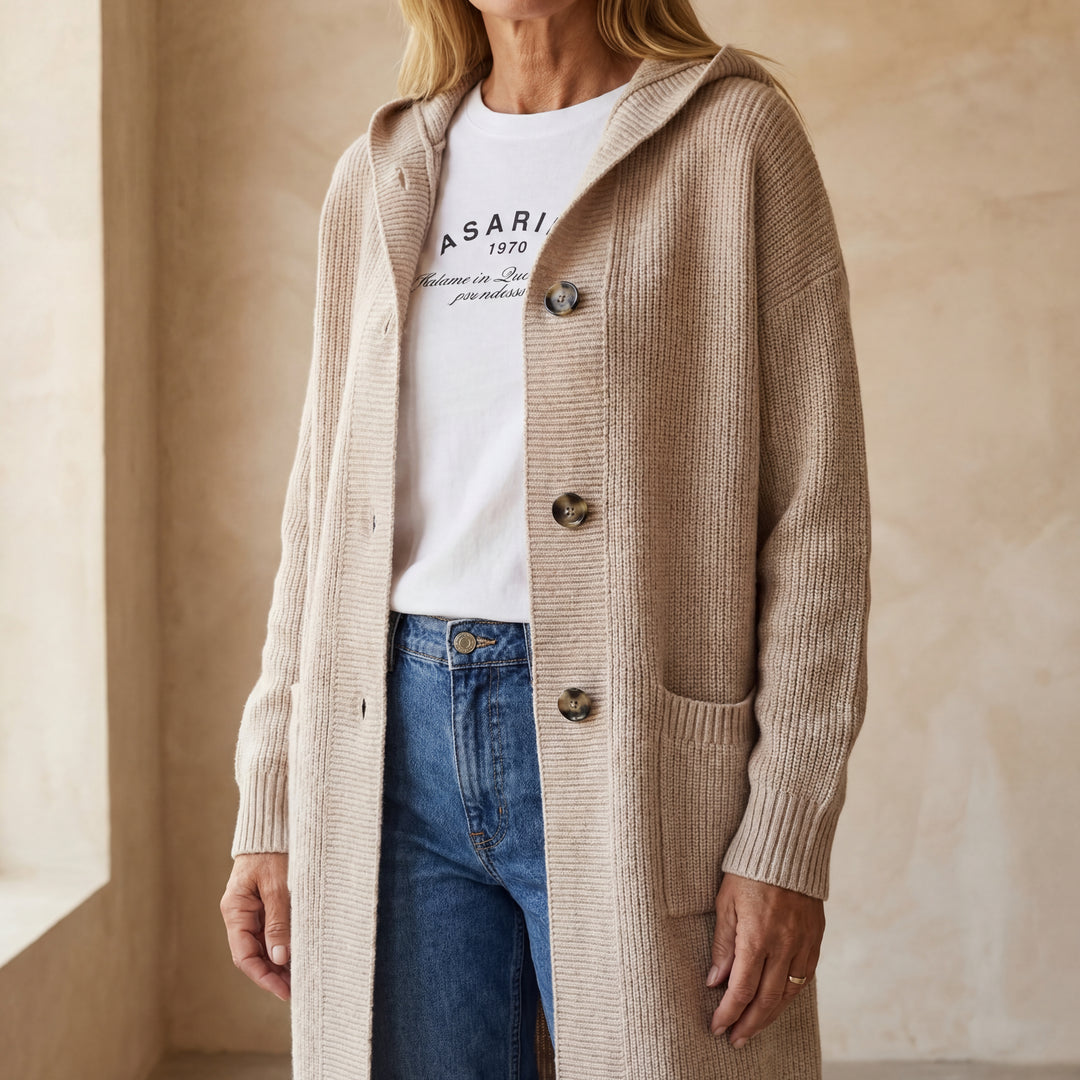ASARA - Elegant Knit Cardigan