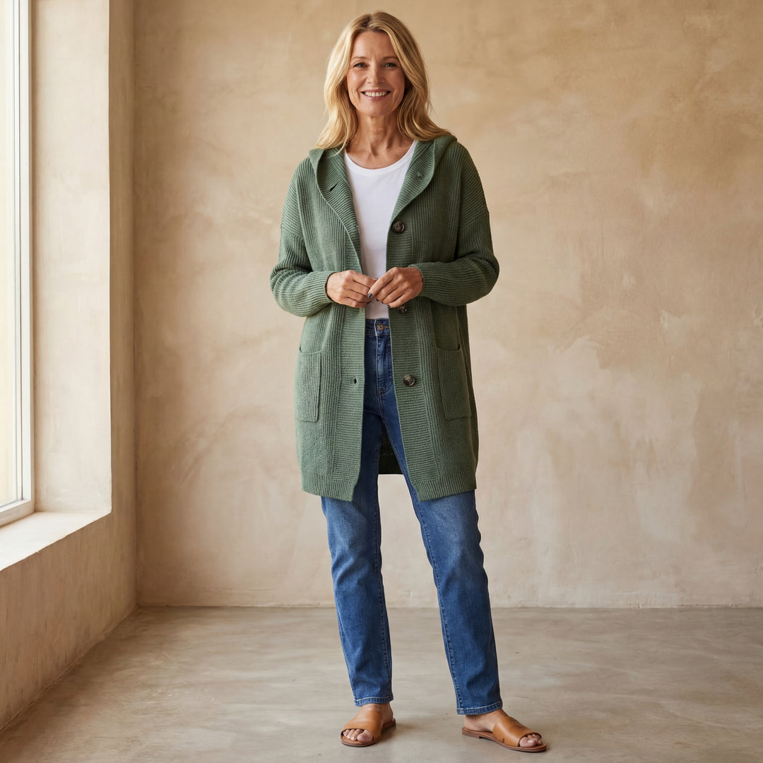 ASARA - Elegant Knit Cardigan