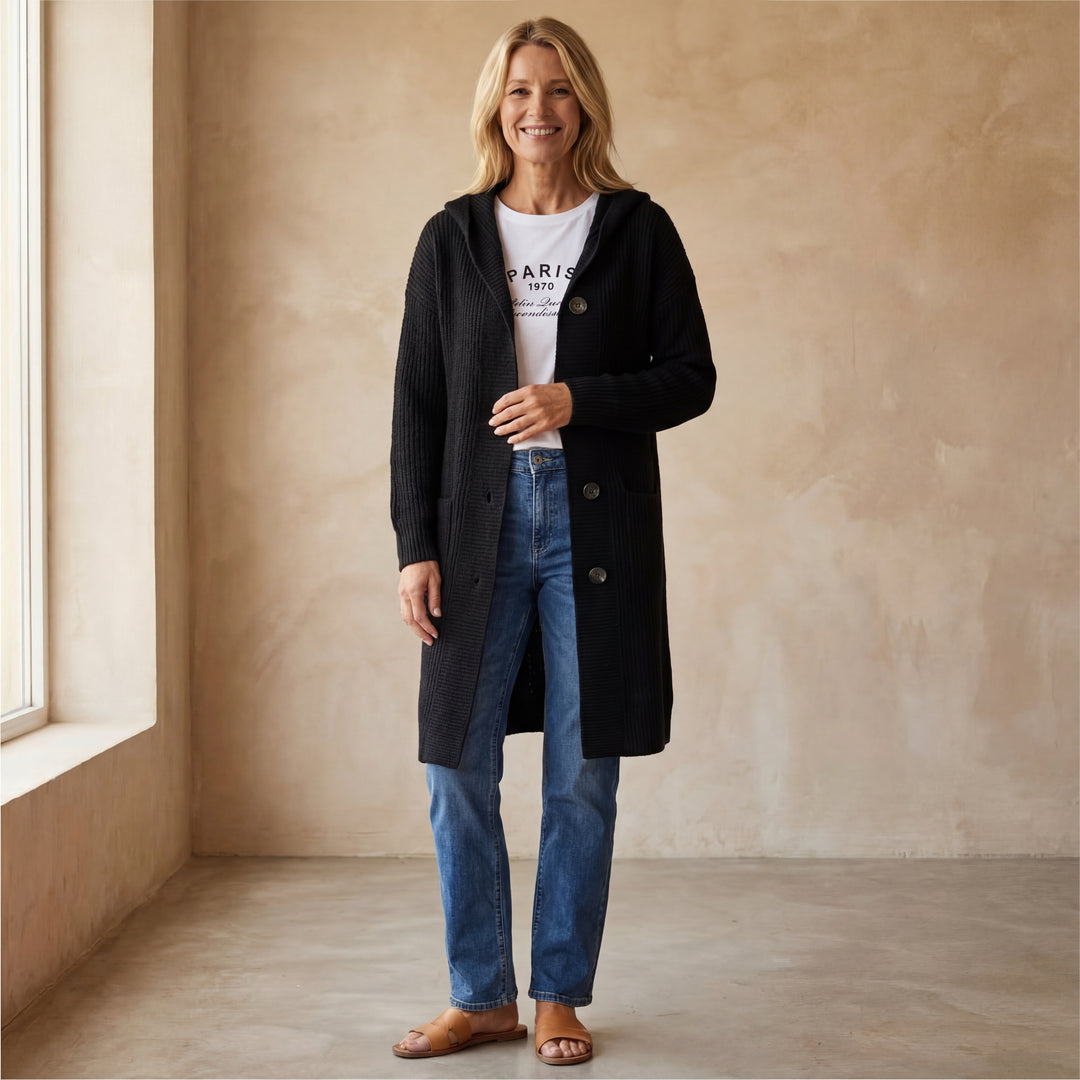 ASARA - Elegant Knit Cardigan