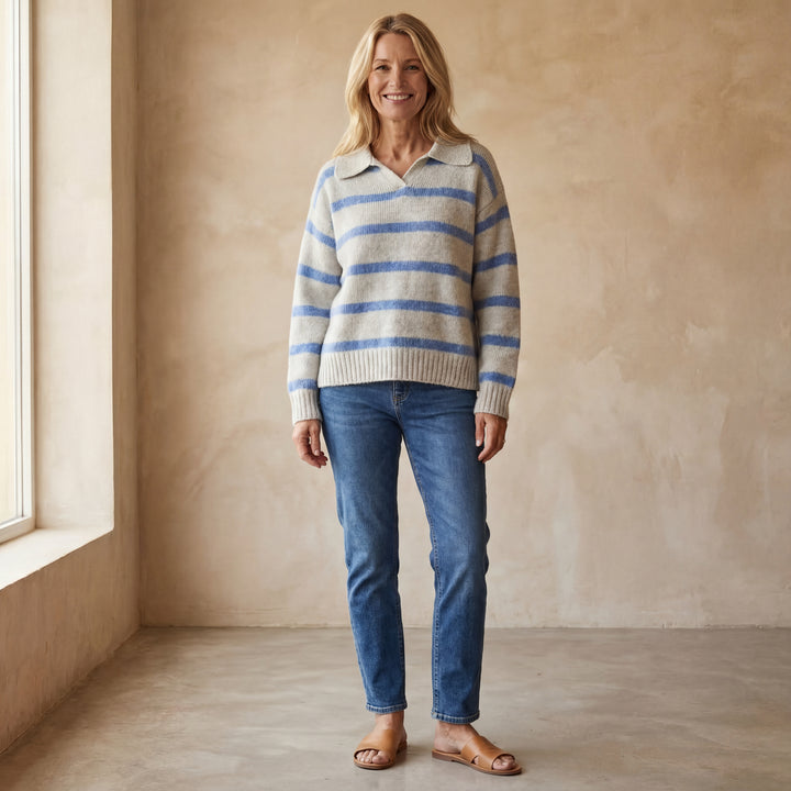 AMARAL - Striped Knitted Sweater