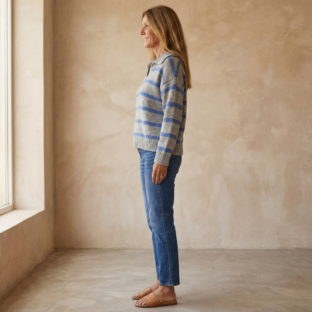 AMARAL - Striped Knitted Sweater
