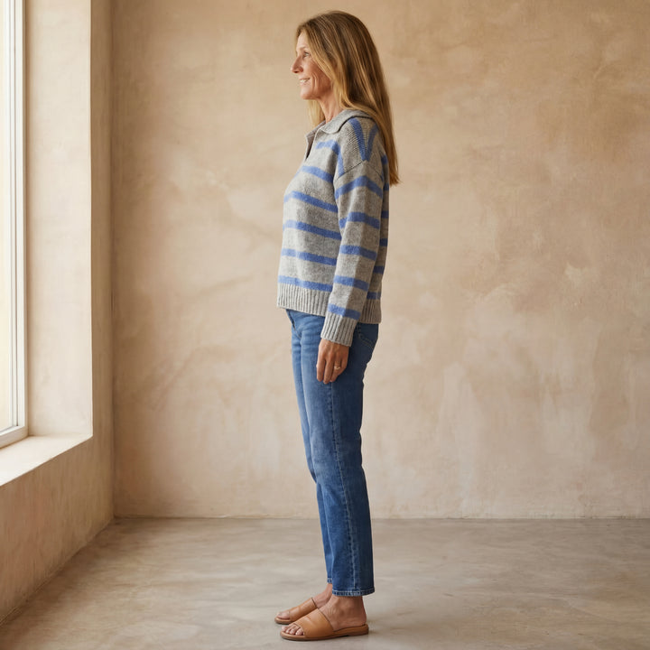 AMARAL - Striped Knitted Sweater