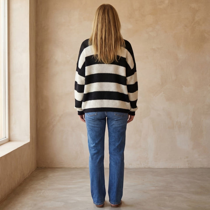 ARALA - Striped Knit Sweater