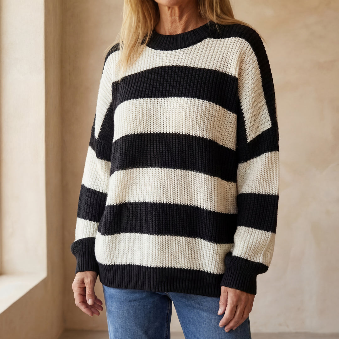 ARALA - Striped Knit Sweater