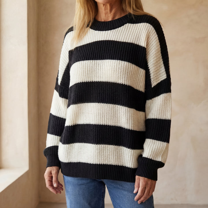 ARALA - Striped Knit Sweater