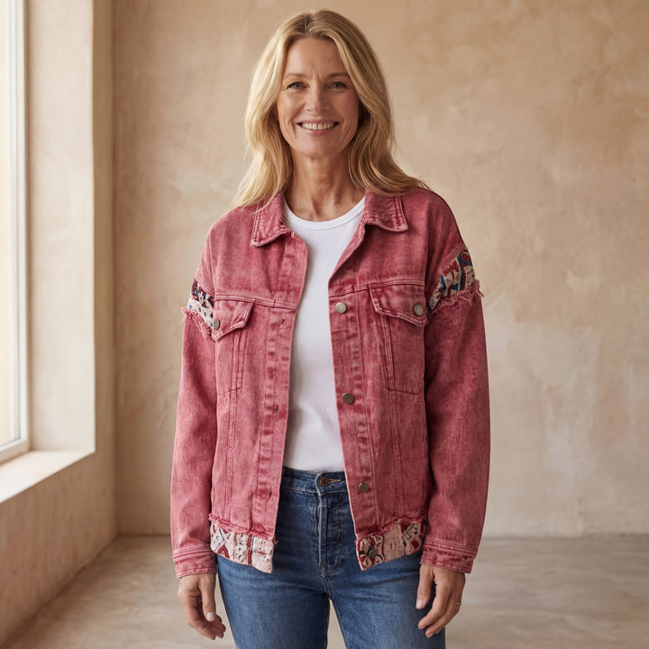 EVA - Denim Patchwork Casual Jacket