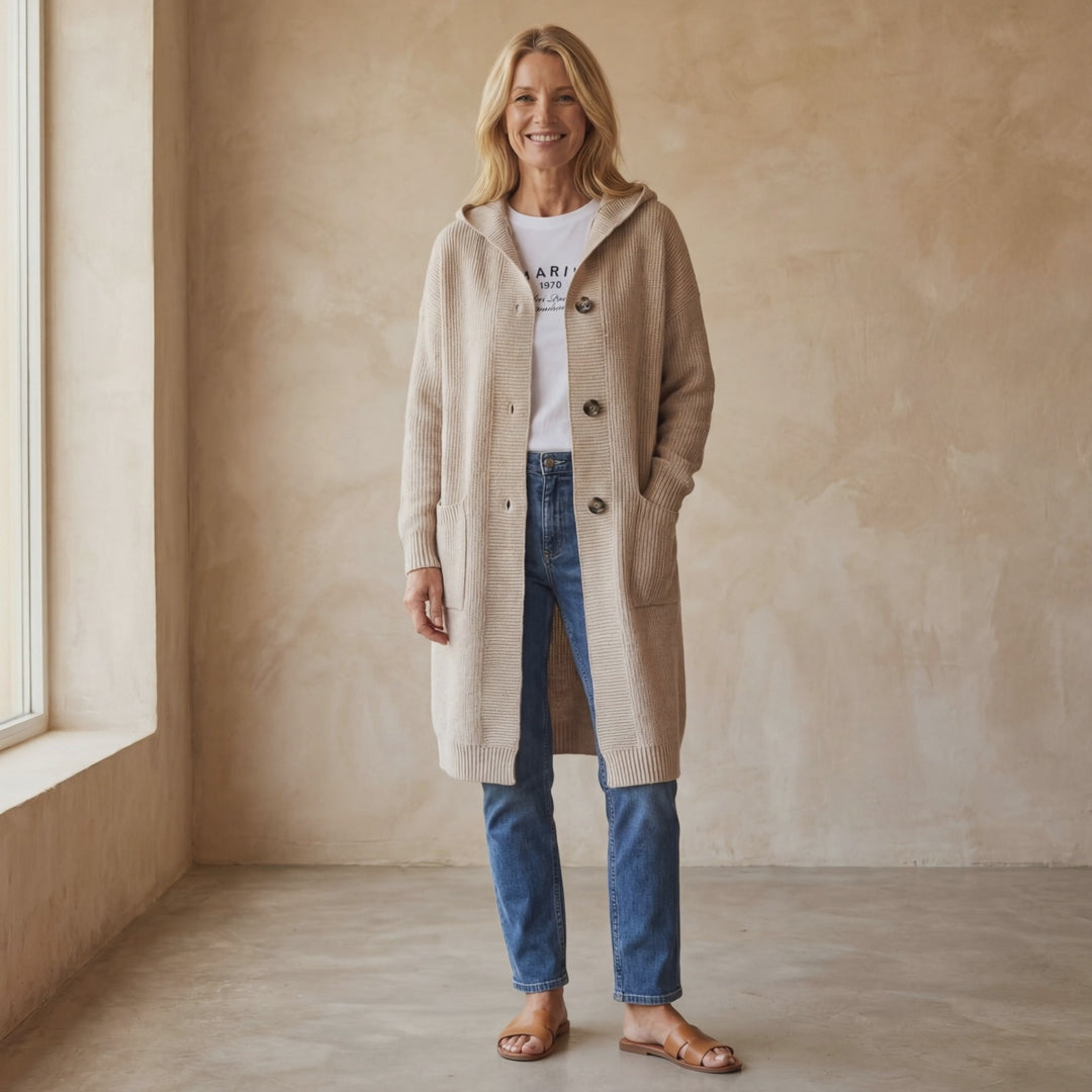 ASARA - Elegant Knit Cardigan