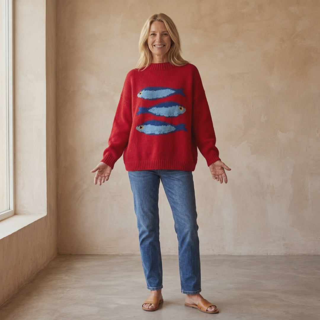 HADEIA - FISH SWEATER