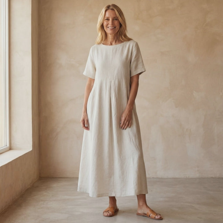 ARANDA - Comfy Cotton Dress