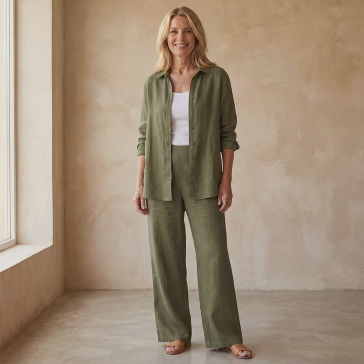 INDIRA  - Cotton & Linen Set