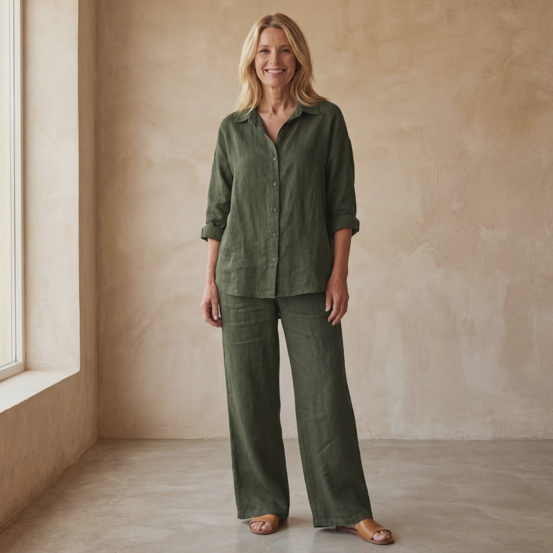 MARIA - CASUAL COTTON AND LINEN SET