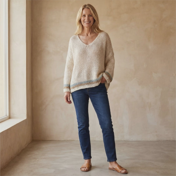 ALERIA - STYLISH BOHO SWEATER