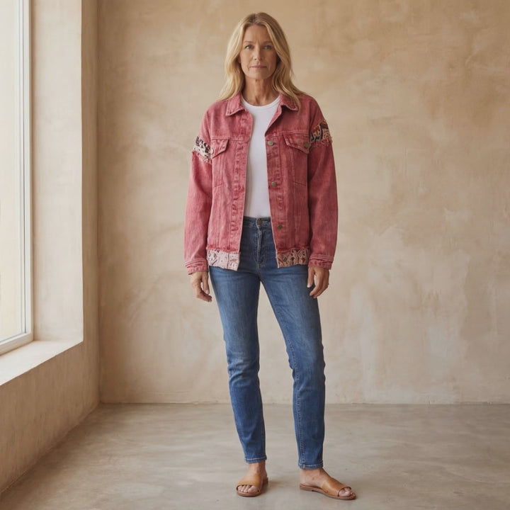 EVA - Denim Patchwork Casual Jacket