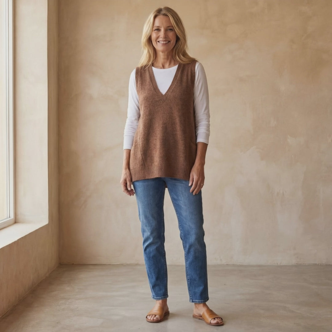 AROLA - Cozy Knit Vest